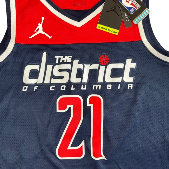 Jordan Washington Wizards Swingman Jersey The District of Columbia #21 Size L - Picture 4 of 8
